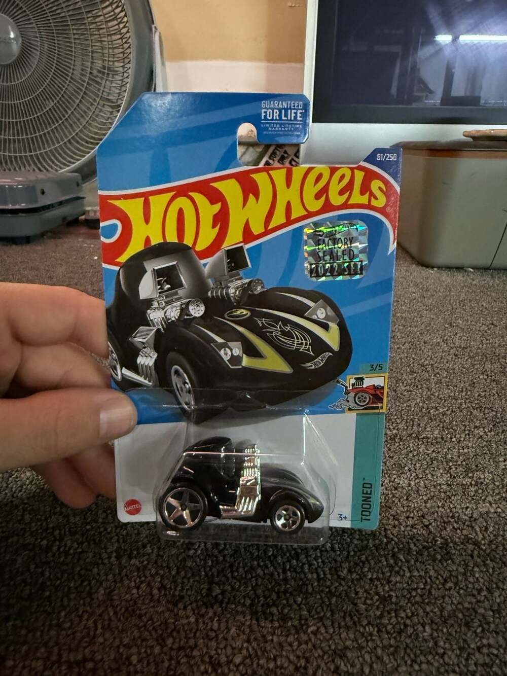 Hot Wheels Tooned Twin Mill Tooned 3/5 Black 81/250 2022 Factory Sealed Set